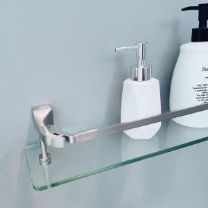 Quality 23.6Inch Hotel Bathroom Shelves Rack Wall Mounted Satin Sus304 Bracket wholesale