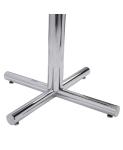 Durable Stainless Steel Table Legs Brush Nickel Single Table Legs For Coffee