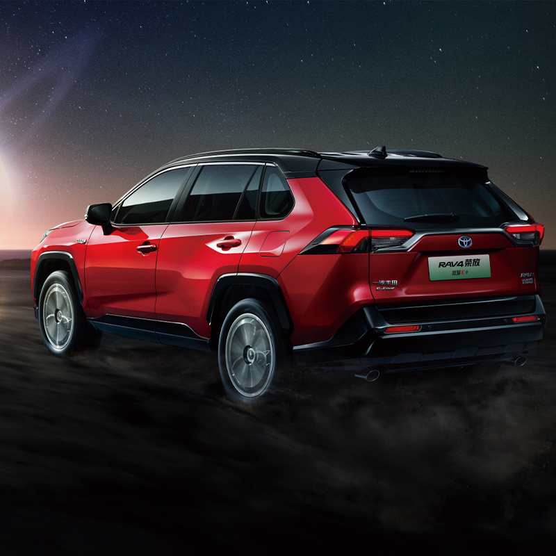 Maximum torque Nm 224 Energy type Plug-in Hybrid 2023 TO-YOTA RAV-4 Dual Engine E 2.5L 180HP 2WD Vehicle With 360 Camera