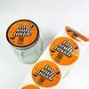 Printed Waterproof Logo Packaging Labels Waterproof Roll Vinyl Stickers Printing