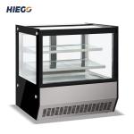 50-60hz Cake Display Showcase Refrigerator Stand Countertop Cake Display Case