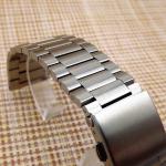 Brushed Solid 22mm Stainless Steel Watch Band Quick Release