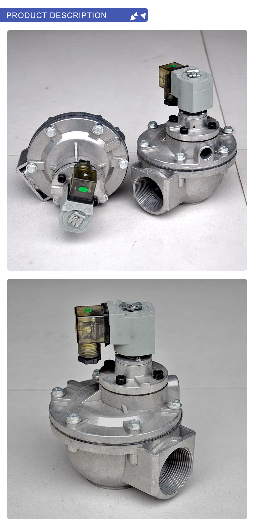 Temperature Pressure Relief Valve for Industrial Bag Filter Equipment Dust Collector
