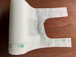 EN13432 Biodegradable Plastic Shopping Bags 22 + 12 X 50 Cm For Vegetable /