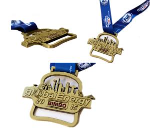 Quality Custom High Quality Lanyard Metal Medal for Sport ,High Quality Enamel Metal Running Medal with Transfer Printed wholesale
