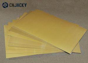 Quality Gold PVC Sheet 0.18mm Thickness Smart Card Material For Hot Press Card Laminator wholesale
