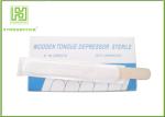 150mm Wooden Tongue Depressor With Paper Wrapped EO Sterilize