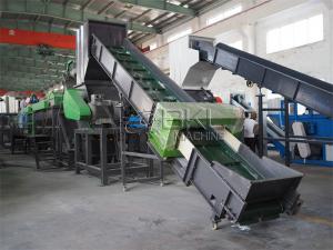 500kg/H Waste Plastic PE PP Film And Bags Washing  Recycling Machine Plant