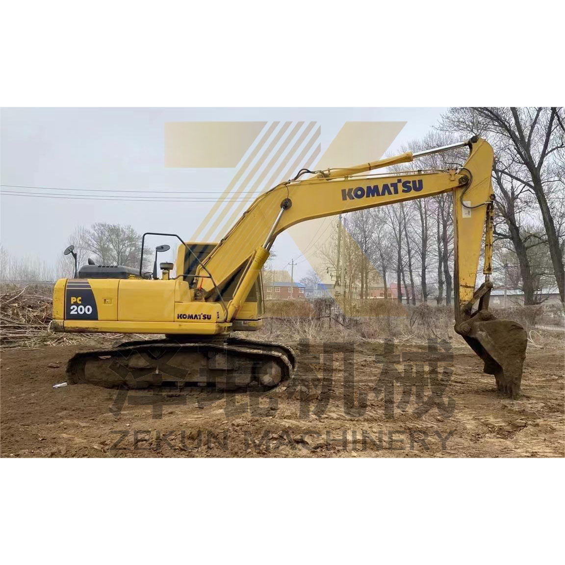 Second Hand PC200-7 Komatsu PC200-7 Crawler Digger in Shanghai PC-200-8M0 2019