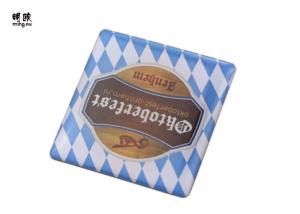 Quality Promotion Items Square Lapel Pins Stainless Steel Badges 11g Weight wholesale