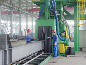 Quality H Beam Shot Blasting Machine Anti Corrosion Device ISO wholesale