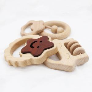 Quality Medical 5.5cm Silicone Wood Teether Wooden Doctors Set wholesale