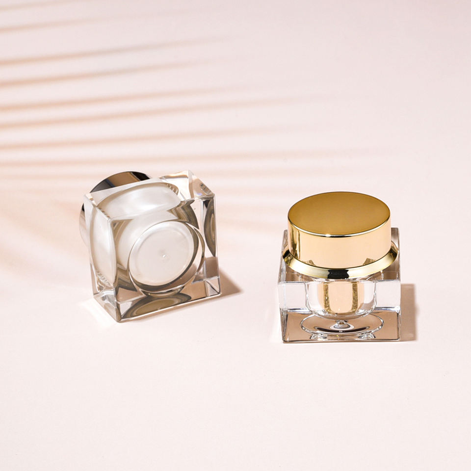 Luxury 30G Empty Cosmetic Cream Jars Container For Skin Care Packaging