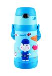 3in1 Step Double Wall Stainless Steel Vacuum Baby Bottles 350ml