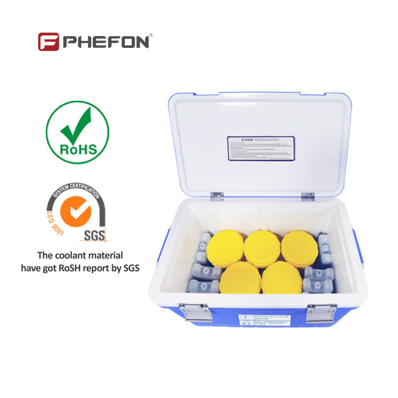 UN2814 Insulated Plastic Cooler Case For Ice And Biomedical Storage