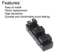 Car Nissan Power Window Switch Altima 2007-2010 OE 25401-JNO5BYT Wear Resisitanc