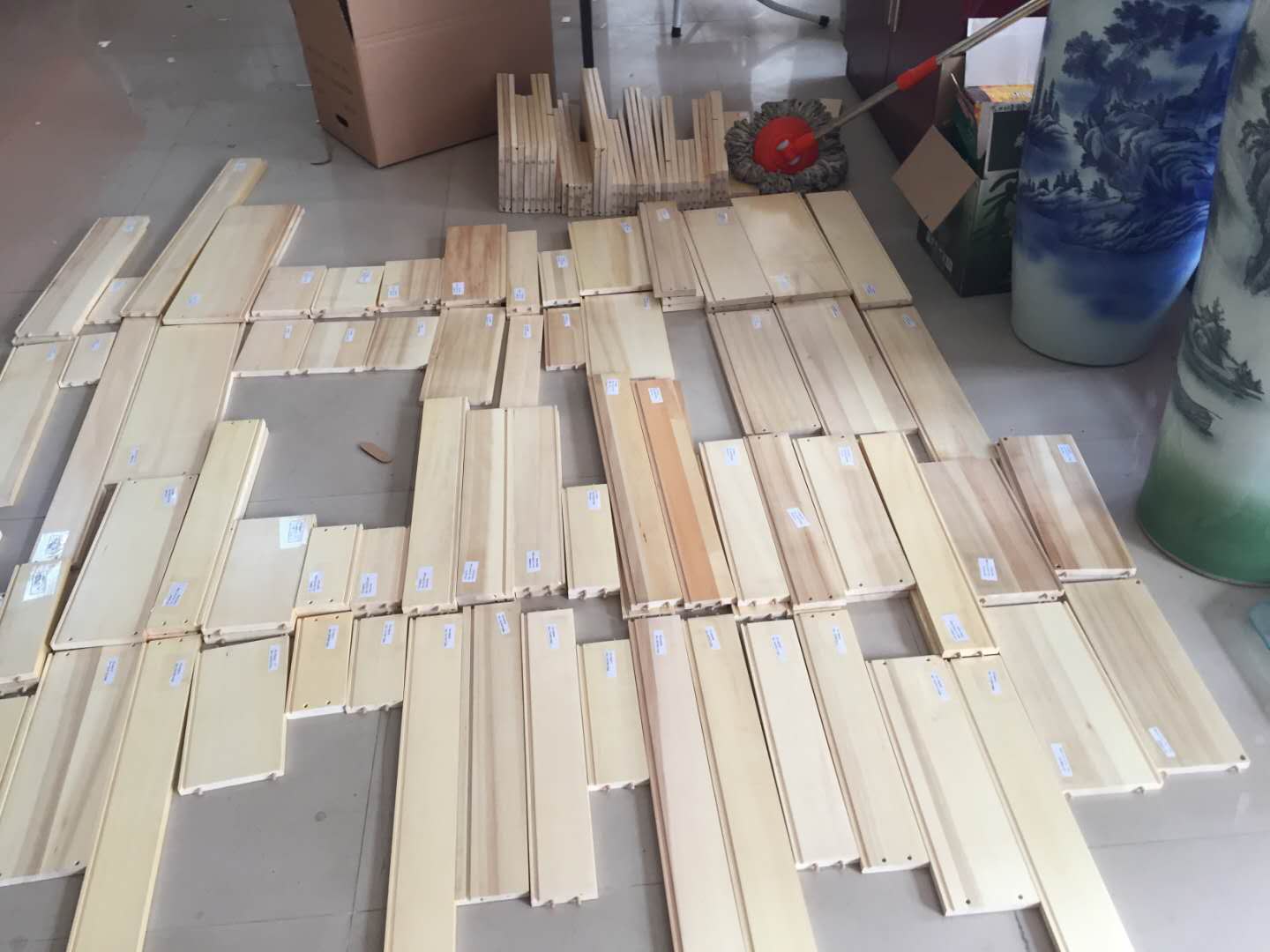 Paulownia Drawer Side Wood Board Slide Natural Wood Or Customized