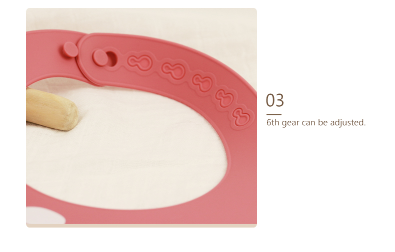 Newborn Toddler Waterproof Printed Silicone Bib With Food Catcher Non Toxic