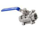 Three Way Power Station Valve Industry Stainless Steel 3PC Ball Type With