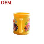 OEM Plastic Cartoon Cute Cup / 3D Model Clear Plastic Mug