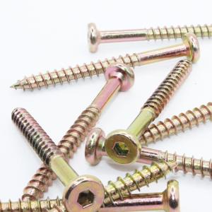 Quality Metric Measurement System Hexagon Socket Flat Framing Head Furniture Screw wholesale
