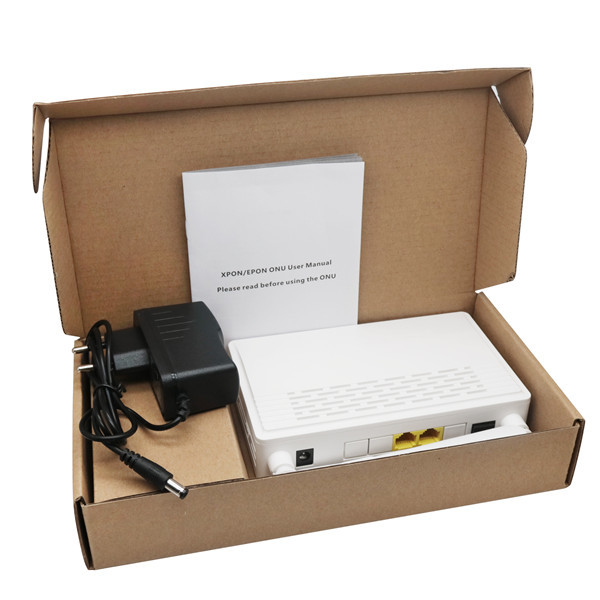 Smart Home FTTH ONU Fiber Optic Router 1GE+1Fe+Wifi Gepon Onu Lightweight