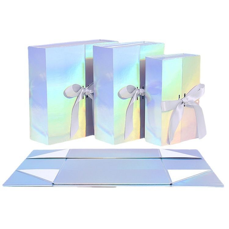 High-End Luxury Pink Custom Cardboard Paper Magnet Close Packaging Gift Folding Box for Clothes Shoes Bottle