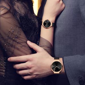 Quality Hidden Clasp Couple Quartz Watch 5bar Water proof 36mm Diameter wholesale