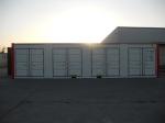 Steel 40ft Hq Metal Cargo Containers Waterproof Convenient Loading Moving