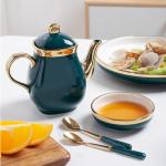 Vintage Porcelain Soup Teapot Small Ceramic Teapot For Banqueting