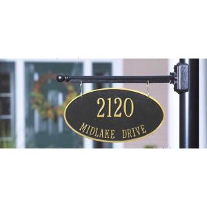 Quality Custom Recycled Aluminum Reflective House Numbers Mailbox Rustfree Two Sided wholesale