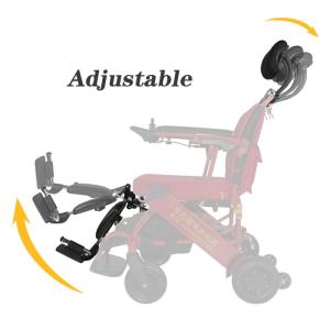 Quality Elderly Aluminum Alloy 30KM ISO13485 Light Electric Wheelchair wholesale