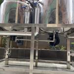 SUS316 400V Vacuum Emulsifier Mixer Shea Butter Body Cream Making Machine