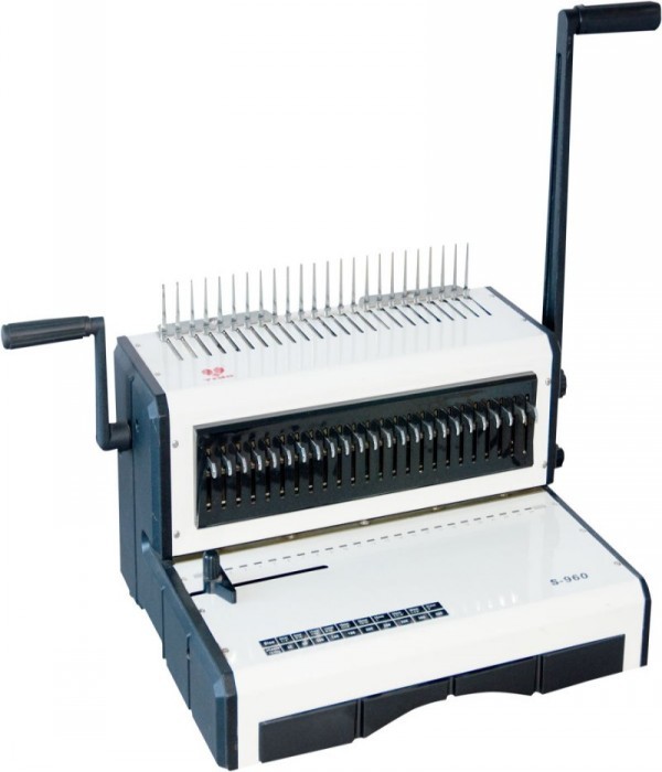 6.5mm Desktop Plastic Comb Binding Machine For 500 Sheets Document