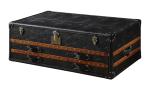 Top Genuine Leather Side Coffee Table Crocodile Grain Solid Wood Bar Decoration