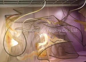 Quality Modern Style Shop Window Christmas Decorations Custom Made Metal Crafts wholesale