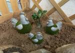 Chicken Duck Pottery Garden Ornaments Handmade Ceramic Garden Decorations