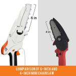 10 Inch Brushless Motor Cordless Portable Chain Saw Machine For Wood Cutting
