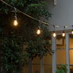 PVC Outdoor String Light E26 E27 S14 Edison Bulb Included Waterproof LED G40