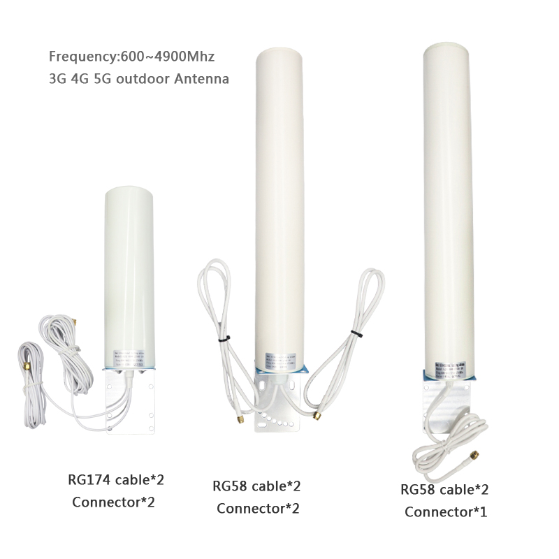 High Gain 14dBi Waterproof Outdoor MIMO LTE 4G Antenna with L Bracket Cellular Antenna