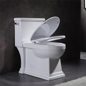 Quality Ceramic Ada One Piece Skirted Toilet Washroom Water Closet Compact Elongated wholesale
