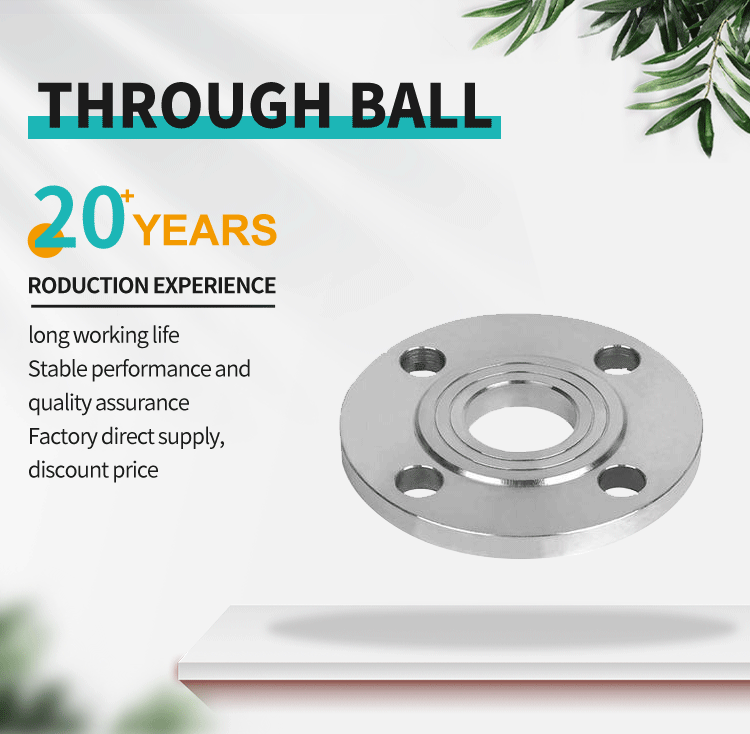 Customized Size Silver Stainless Steel Flange with ISO Standard and Flanged Connection