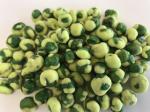 Dried Fried Yellow Wasabi Coated Green Peas Snack Crunchy and Crispy Nut Food