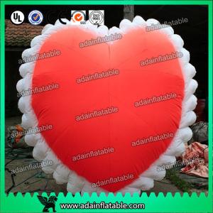 Quality Huge 2m Inflatable Heart Balloon Custom Inflatable Products For Holiday Decorations wholesale