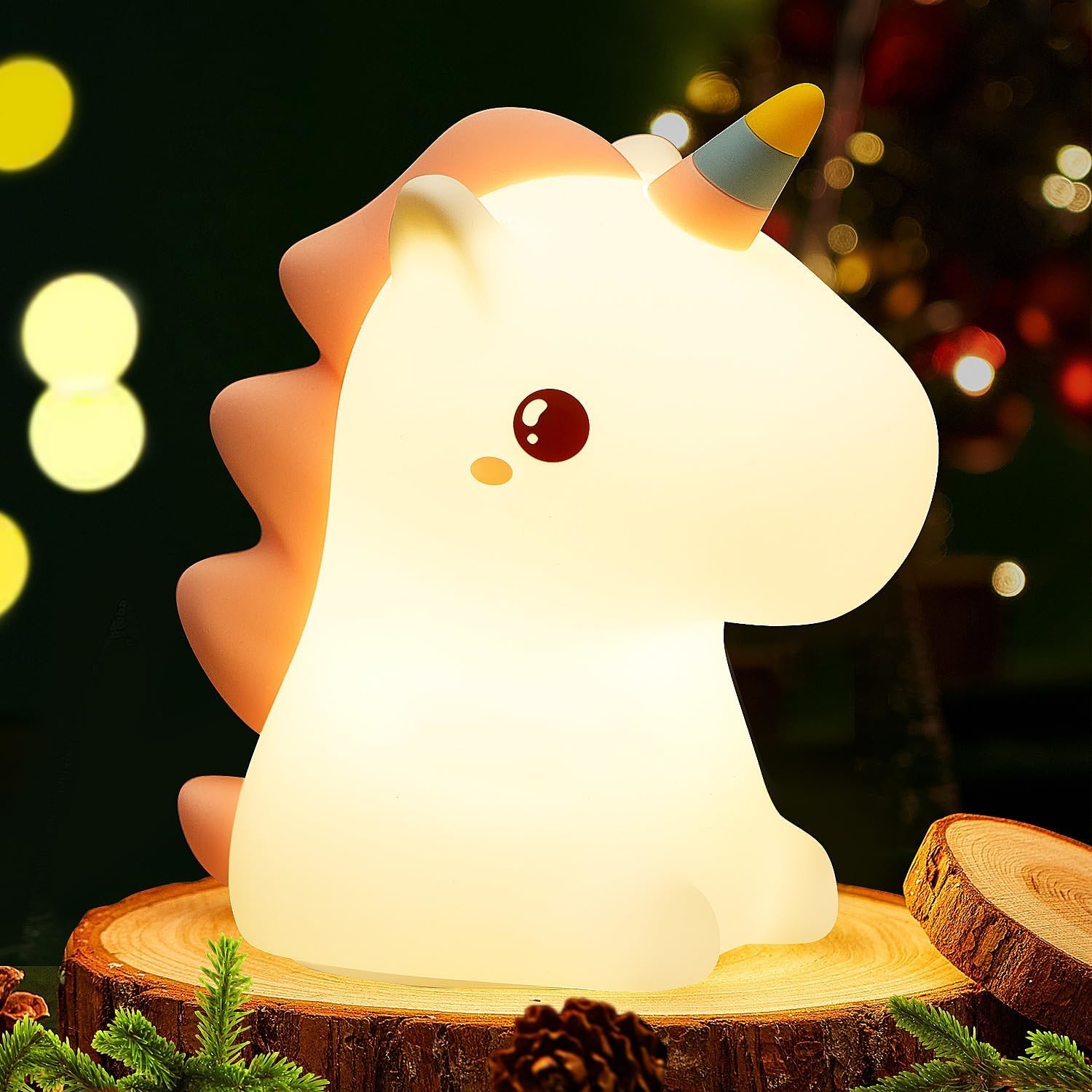 Waterproof and Good Flexibility Kids Night Light for Rechargeable Toddler 16 Colors Lamp