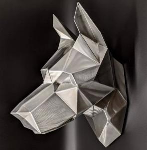 Quality SUS 304 316L Stainless Steel Animal Sculpture , For Exterior Decoration wholesale