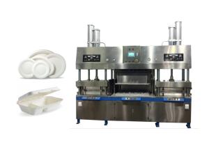 Quality Biodegradable Sugarcane Bagasse Plate Pulp Fiber Tableware Machine wholesale