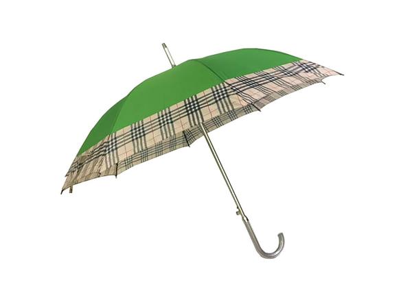 Aluminum Bone Pongee Umbrella , Self Opening Umbrella Rustproof Lightning