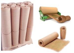 Quality Customized 30m Honeycomb Paper Wrap Roll For Gift Packing wholesale