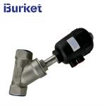Sanitary Stainless Steel body Plastic Pneumatic Actuator Y Type thread Angle